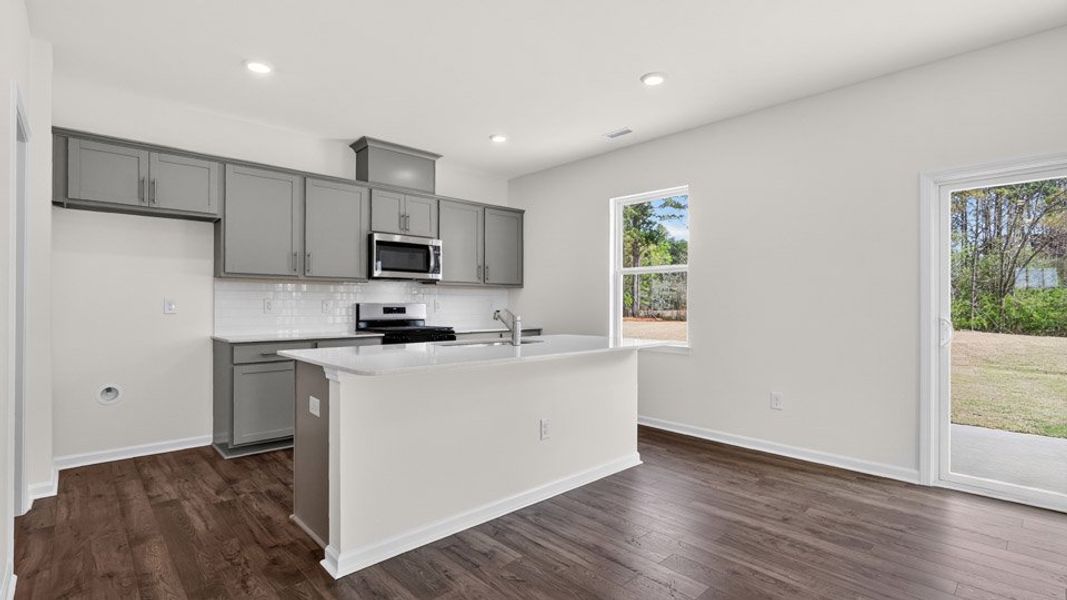 Furnished interior view inside a new home in The Landing at Winston Pointe, Clayton (Image 4).