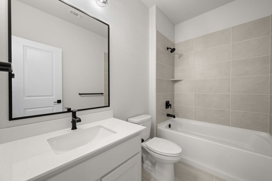 Furnished interior view inside a new home in Meadow Park at The Meadows, Ponder (Image 14).
