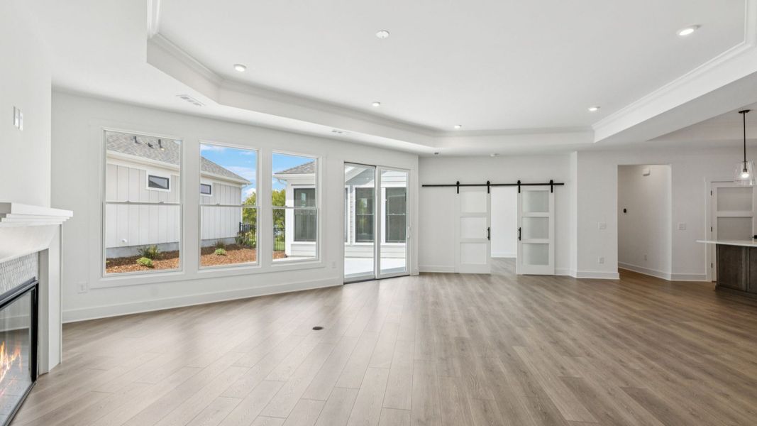Spacious, unfurnished interior of a new home in The Courtyards at Stewarts Creek, Smyrna (Image 52).
