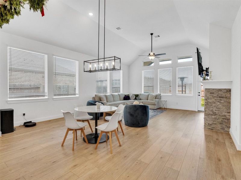 Furnished interior view inside a new home in Cherrywood Estates, Tomball (Image 13). Furnished interior view inside a new home in Cherrywood Estates, Tomball (Image 13).