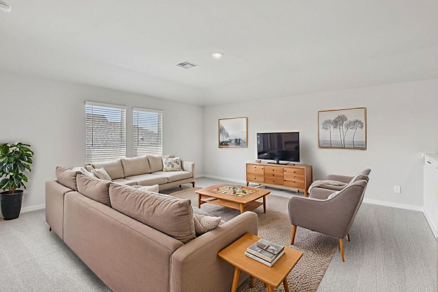 Photo is not of the actual home, but is an inspirational photo of builder’s model home and may depict options, furnishings, and/or decorator features that are not included