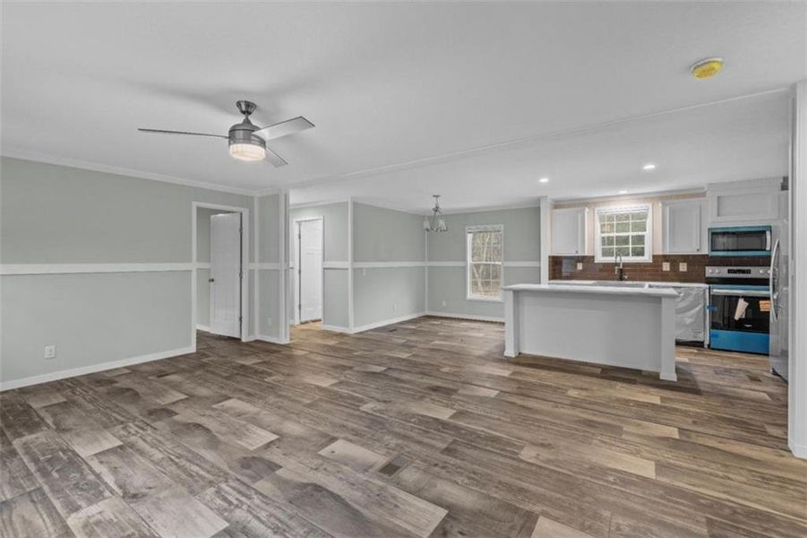 Spacious, unfurnished interior of a new home in , Loganville (Image 21). Spacious, unfurnished interior of a new home in , Loganville (Image 21).