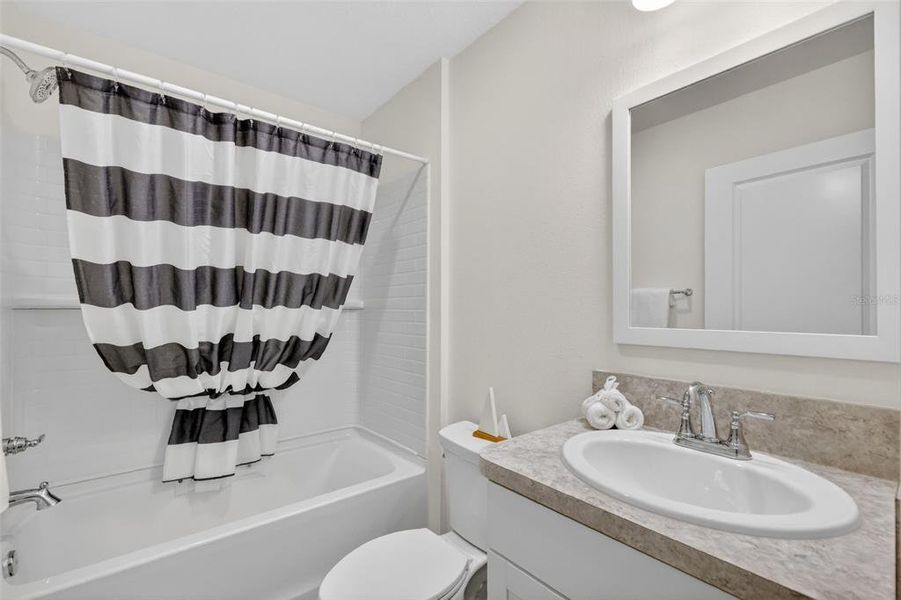 Furnished interior view inside a new home in , The Villages (Image 12).