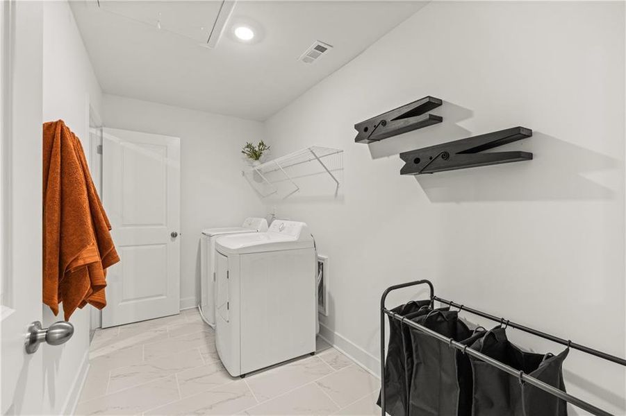 Furnished interior view inside a new home in Wellington Estates, Madison (Image 21).