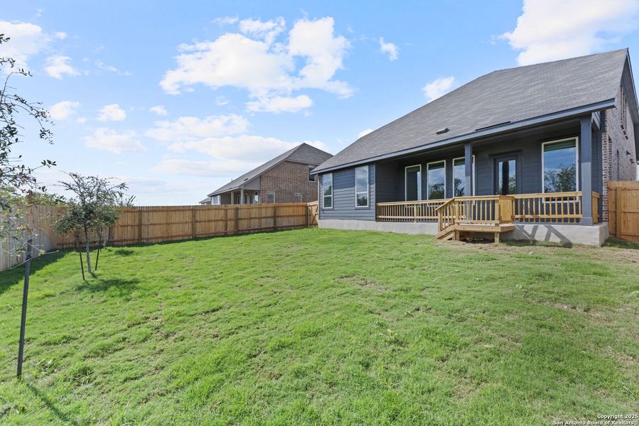 Exterior details and patio area of a home in , New Braunfels (Image 2). Exterior details and patio area of a home in , New Braunfels (Image 2).