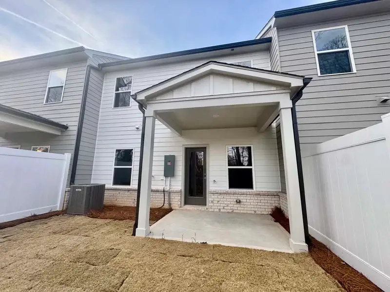 Rear Exterior with Covered Patio