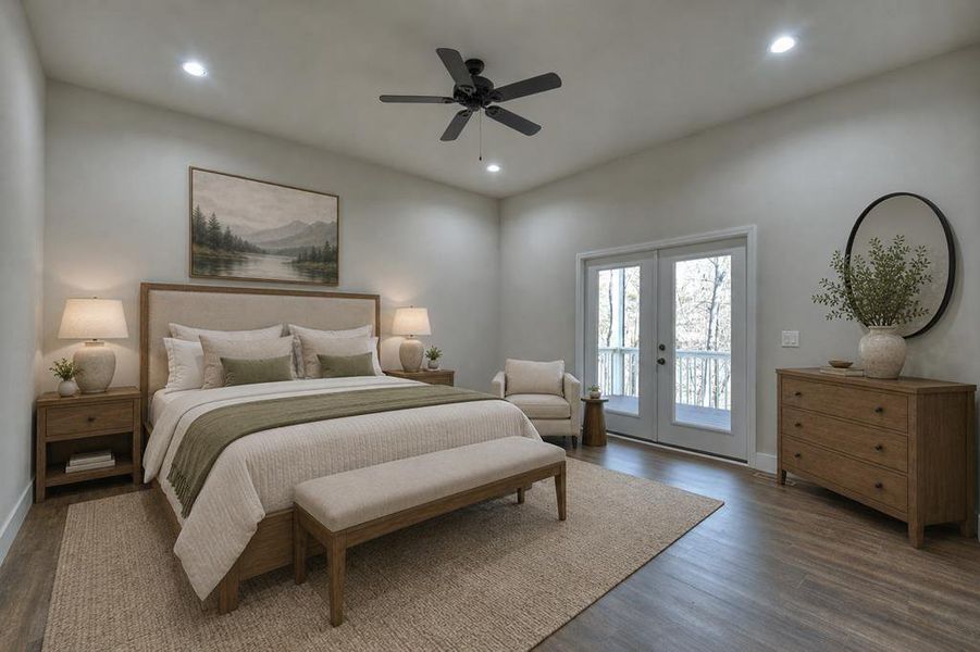 Furnished interior view inside a new home in , Ellijay (Image 13). Furnished interior view inside a new home in , Ellijay (Image 13).