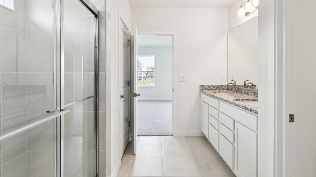 Representative furnished interior of a home built from the Baker by DRB Homes in Liberty Trace, Haines City (Image 12).