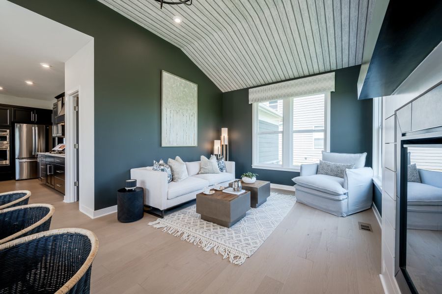Representative furnished interior of a home built from the Leland by Fischer Homes in Hidden Fields, Hoschton (Image 20).