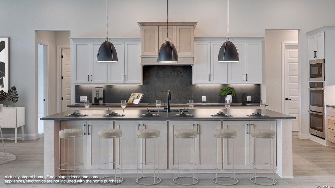 Furnished interior view inside a new home in Megan's Landing, Castroville (Image 9).