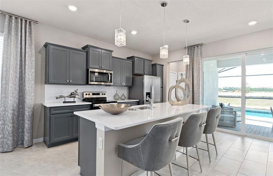 Furnished interior view inside a new home in Windsor Cay Resort, Clermont (Image 26).