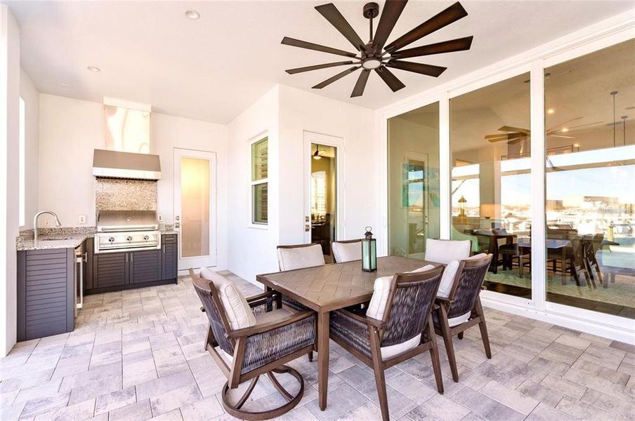 Furnished interior view inside a new home in , Palmetto (Image 10).