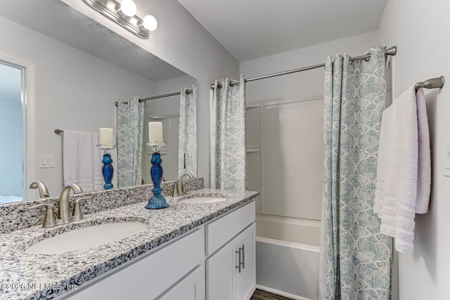 Furnished interior view inside a new home in , Jacksonville (Image 9). Furnished interior view inside a new home in , Jacksonville (Image 9).