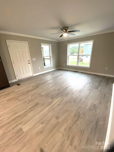 LOOKING TOWARDS FRONT DOOR & WINDOW