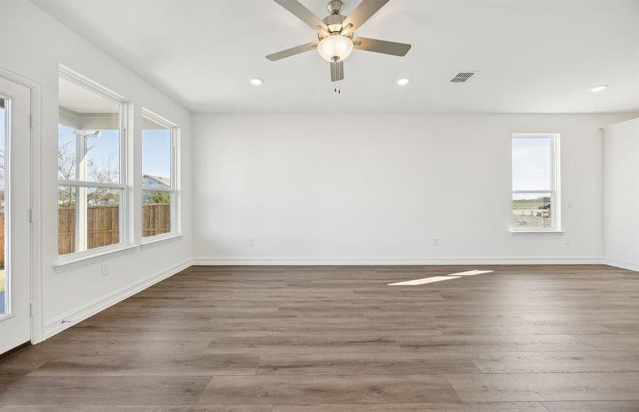 Bright and inviting gathering room perfect for entertaining