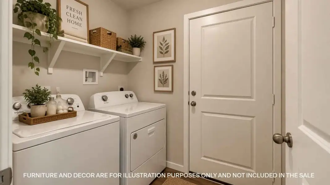 Furnished interior view inside a new home in Midtown Reserve, College Station (Image 17).