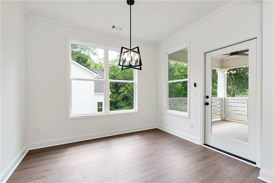 Spacious, unfurnished interior of a new home in , Commerce (Image 44).