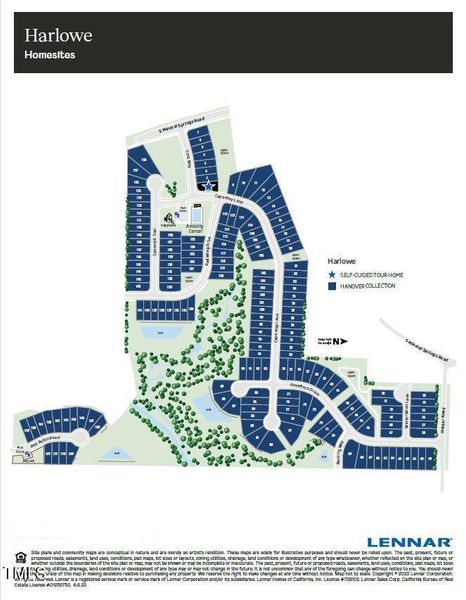 Harlowe Point Map