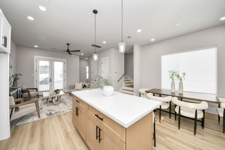 Furnished interior view inside a new home in , Houston (Image 33). Furnished interior view inside a new home in , Houston (Image 33).