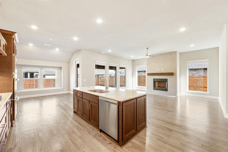 Furnished interior view inside a new home in Timberbrook, Justin (Image 17).