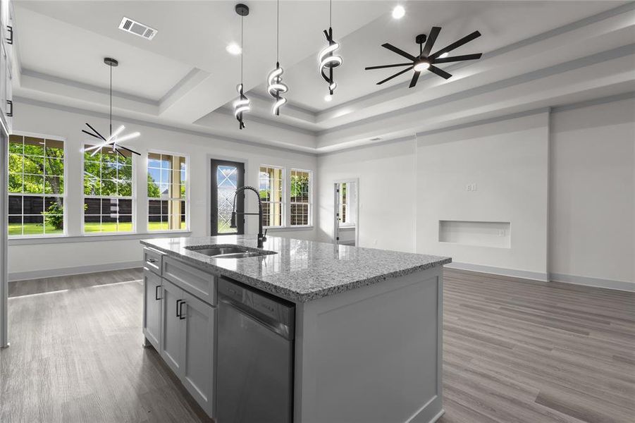 Furnished interior view inside a new home in , Dallas (Image 7).