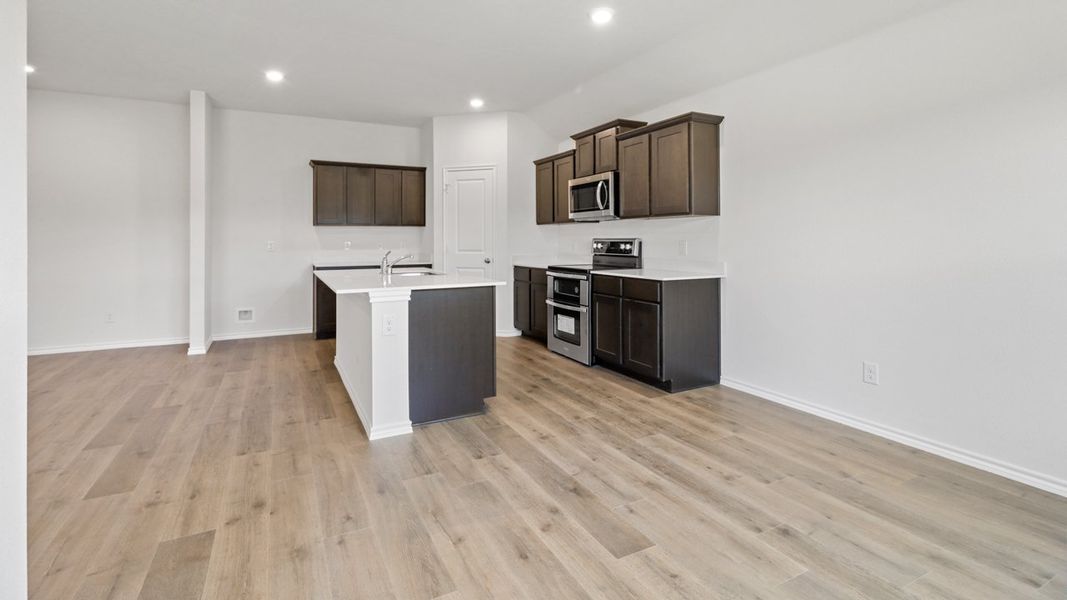 Furnished interior view inside a new home in Waverly Estates, Josephine (Image 3).