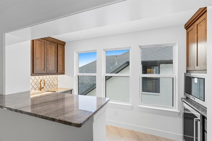 Furnished interior view inside a new home in Mosaic, Celina (Image 8). Furnished interior view inside a new home in Mosaic, Celina (Image 8).