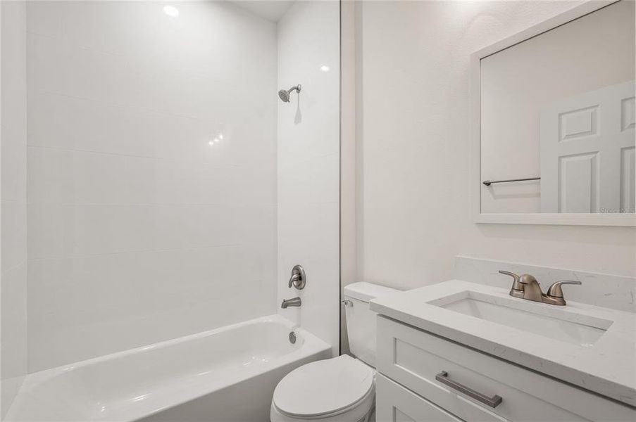 Furnished interior view inside a new home in , Osteen (Image 9).