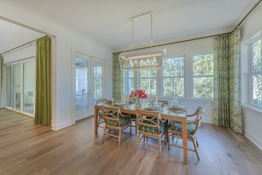 Representative furnished interior of a home built from the Seaside by Riverside Homes in Hidden Creek at SilverLeaf, St. Augustine (Image 21). Representative furnished interior of a home built from the Seaside by Riverside Homes in Hidden Creek at SilverLeaf, St. Augustine (Image 21).