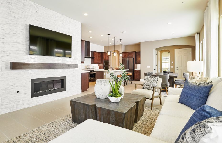 Representative furnished interior of a home built from the Expedition by Pulte Homes in Regent Hills - Meadow Series, Buckeye (Image 6).