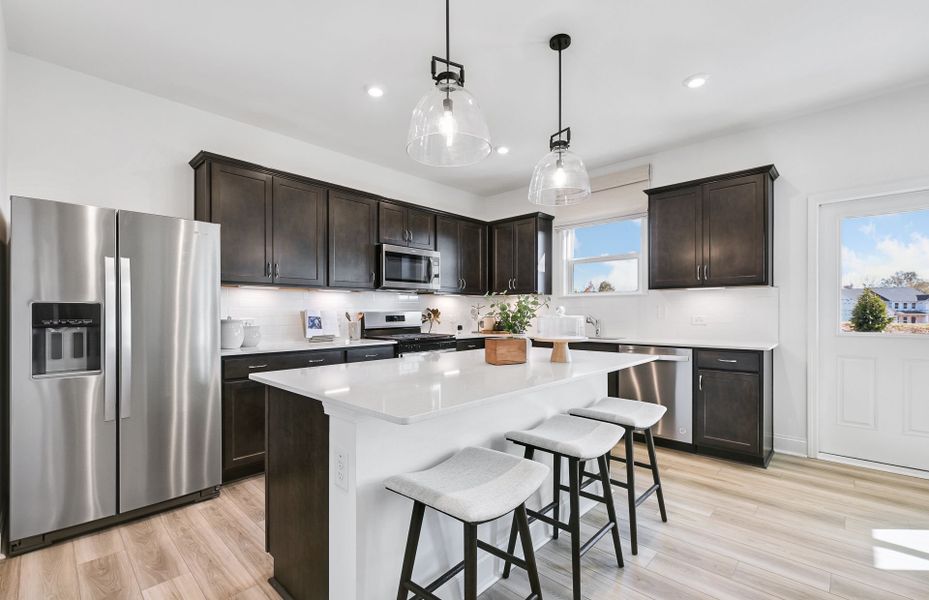 Representative furnished interior of a home built from the Liston by Pulte Homes in Walker Terrace, Locust Grove (Image 10).