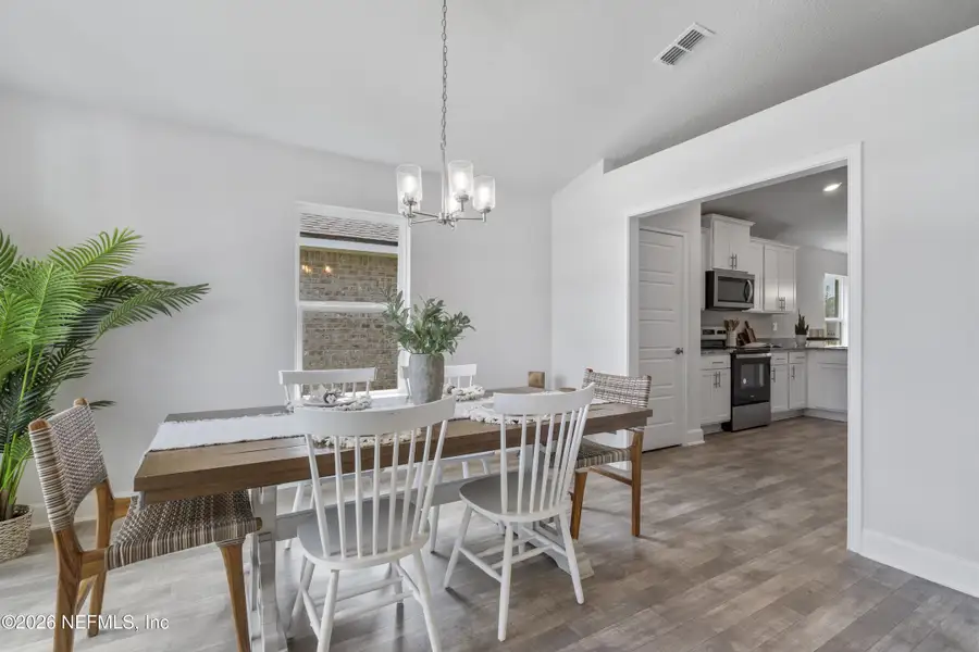 Furnished interior view inside a new home in Summerglen, Jacksonville (Image 3).