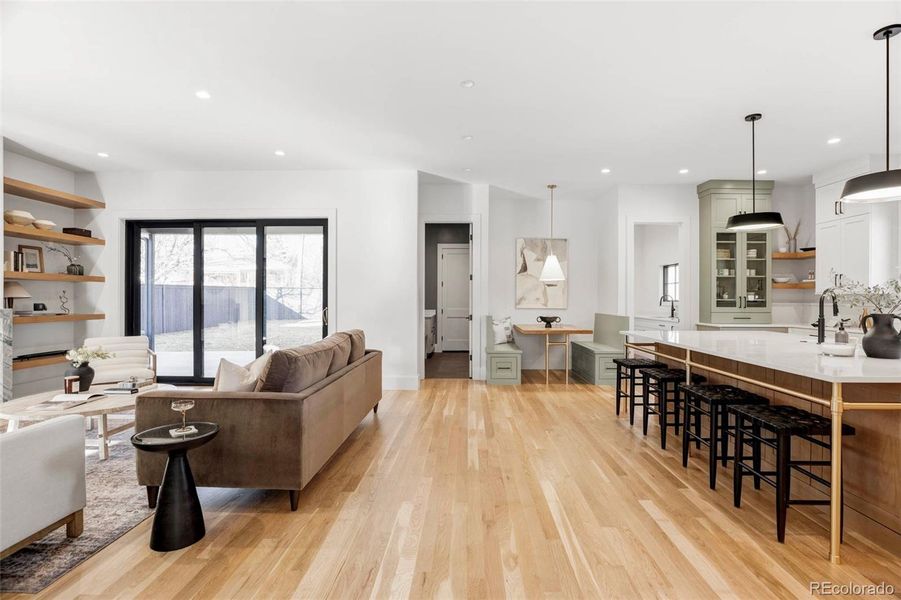 Furnished interior view inside a new home in , Denver (Image 31).