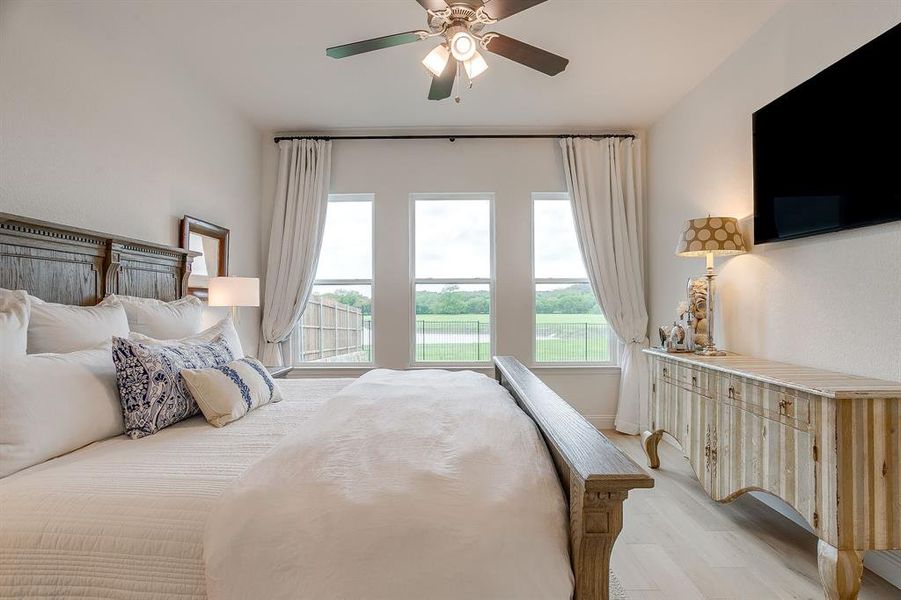 Furnished interior view inside a new home in , Aledo (Image 6).