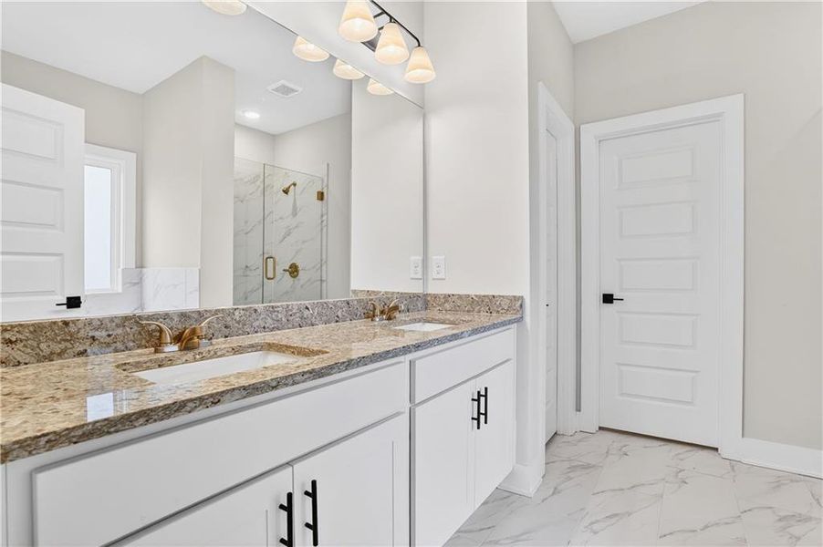 Furnished interior view inside a new home in The Fairways at Mirror Lake, Villa Rica (Image 6).
