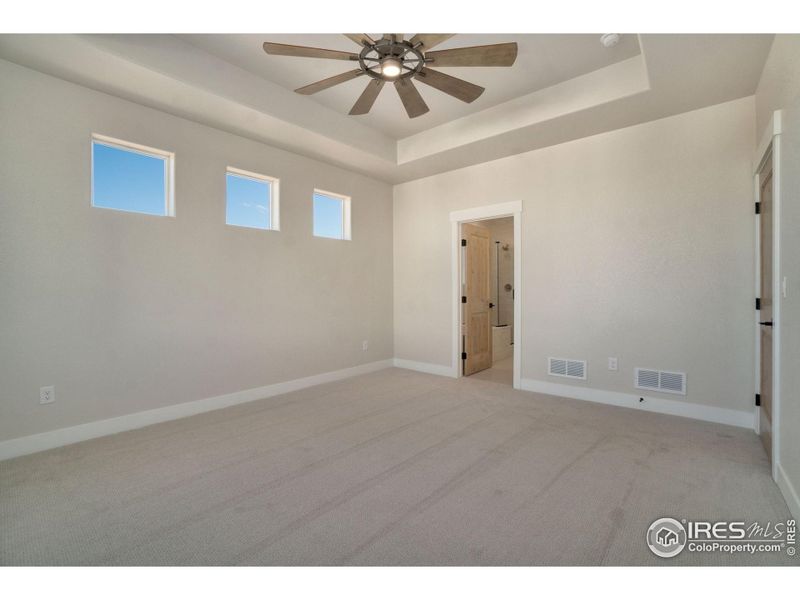 Coffered Ceiling in Primary Bedroom