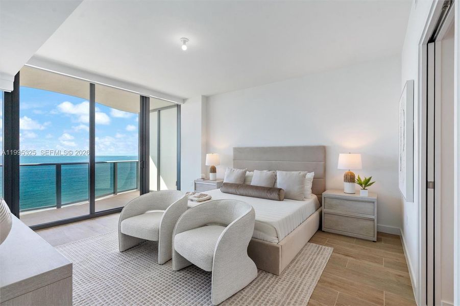 Furnished interior view inside a new home in , Pompano Beach (Image 11).