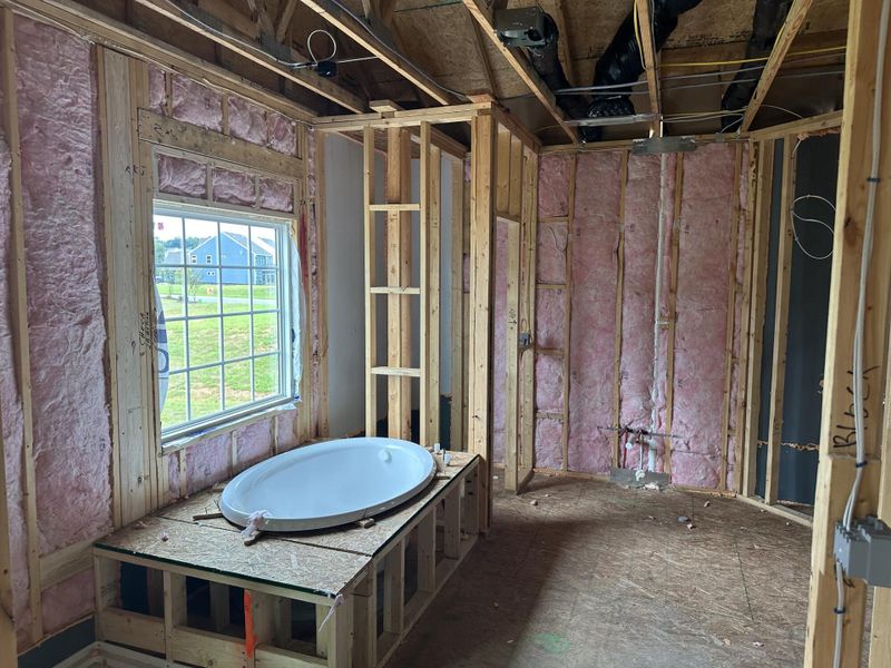 In-progress construction of a new home in The Enclave at Laurelbrook, Sherrills Ford, NC (Image 8).