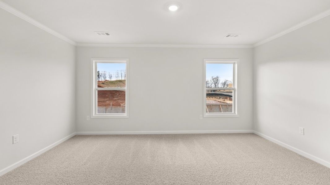 Spacious, unfurnished interior of a new home in Thalley Creek Estates, Cumming (Image 26). Spacious, unfurnished interior of a new home in Thalley Creek Estates, Cumming (Image 26).