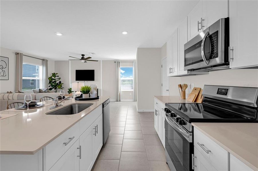 Furnished interior view inside a new home in Lennar at Turnleaf, Punta Gorda (Image 21).