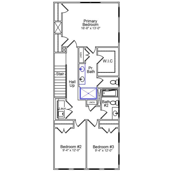 2D floor plan layout of this home in Sweetbrier, Durham, NC (Image 3). 2D floor plan layout of this home in Sweetbrier, Durham, NC (Image 3).