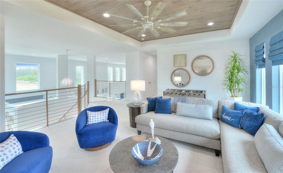 Furnished interior view inside a new home in Veranda Bay, Flagler Beach (Image 51).