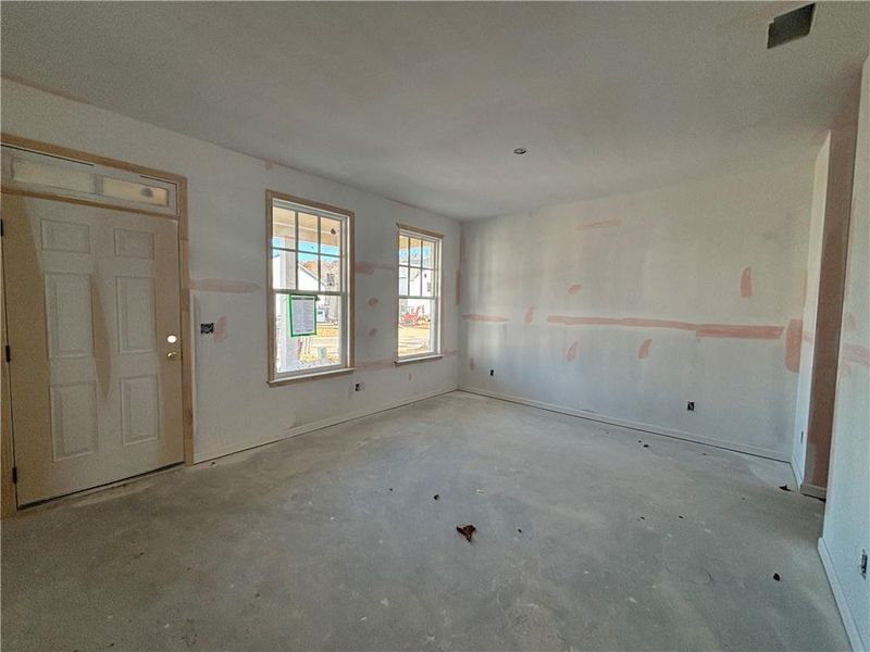 In-progress construction of a new home in Creekside, Dawsonville, GA (Image 36). In-progress construction of a new home in Creekside, Dawsonville, GA (Image 36).