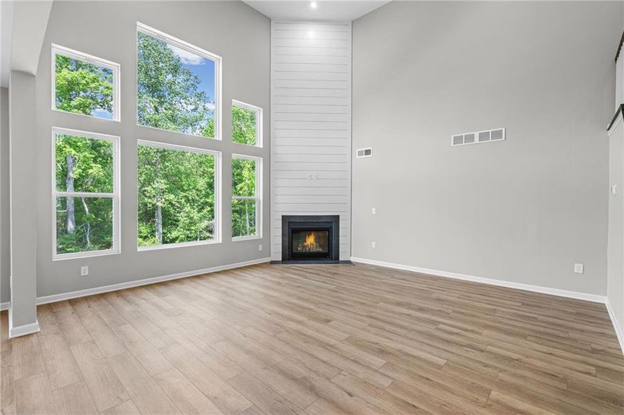 Spacious, unfurnished interior of a new home in The Reserve At Liberty Park, Braselton (Image 21). Spacious, unfurnished interior of a new home in The Reserve At Liberty Park, Braselton (Image 21).