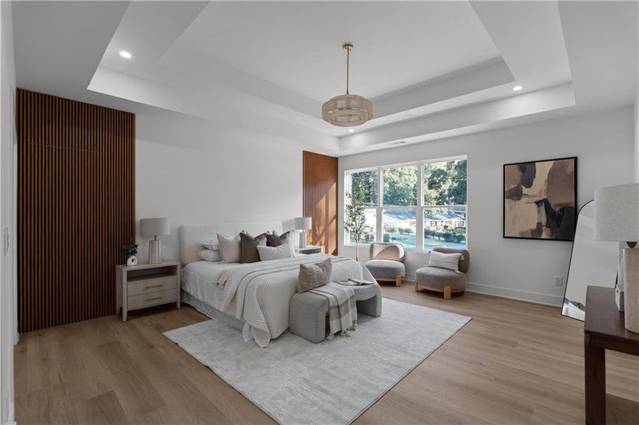 Furnished interior view inside a new home in , Atlanta (Image 13).