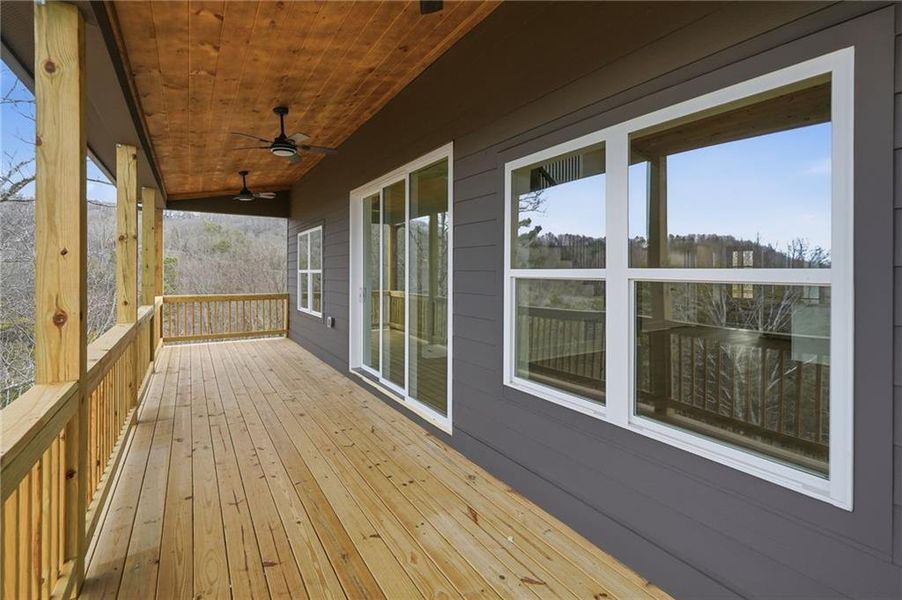 Exterior details and patio area of a home in , Ranger (Image 33).