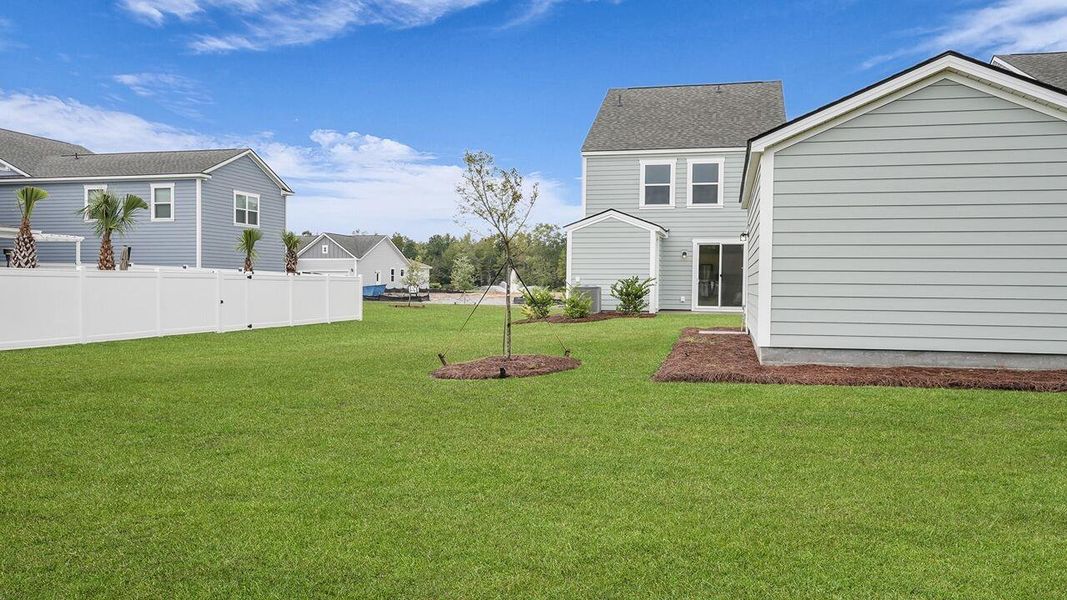 Exterior details and patio area of a home in Sheep Island, Summerville (Image 29).