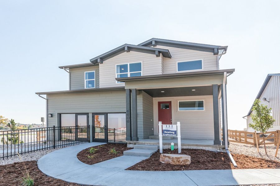 Representative exterior photo of a completed home built from the Rowling by Hartford Homes in Trailside, Timnath, CO (Image 27).