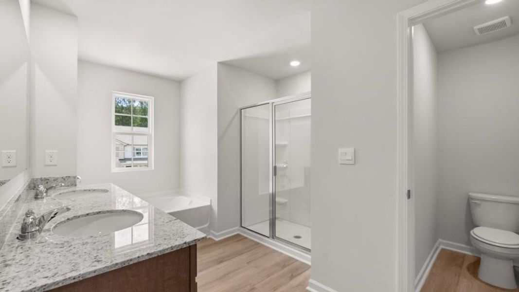 Furnished interior view inside a new home in Northwoods at Mirror Lake, Villa Rica (Image 3).