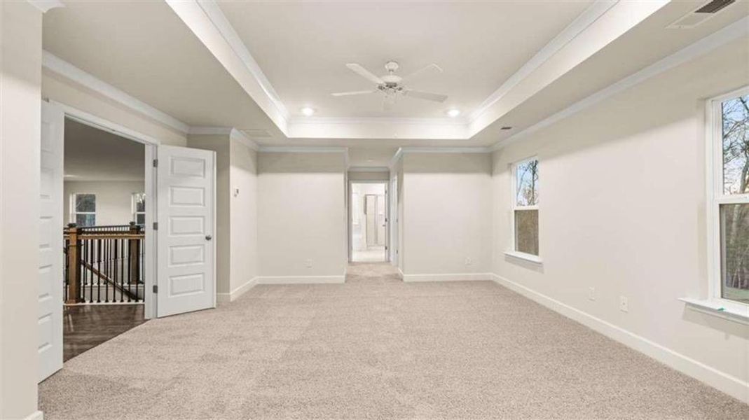 Spacious, unfurnished interior of a new home in Heritage Pointe, Senoia (Image 15). Spacious, unfurnished interior of a new home in Heritage Pointe, Senoia (Image 15).
